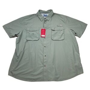 World‎ Wide Sportsman Angler Shirt Mens 3XL UPF 40 Quick Dry Nylon NEW